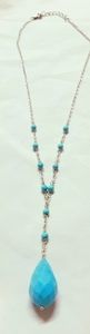 Vintage Turquoise 925 Silver Necklace